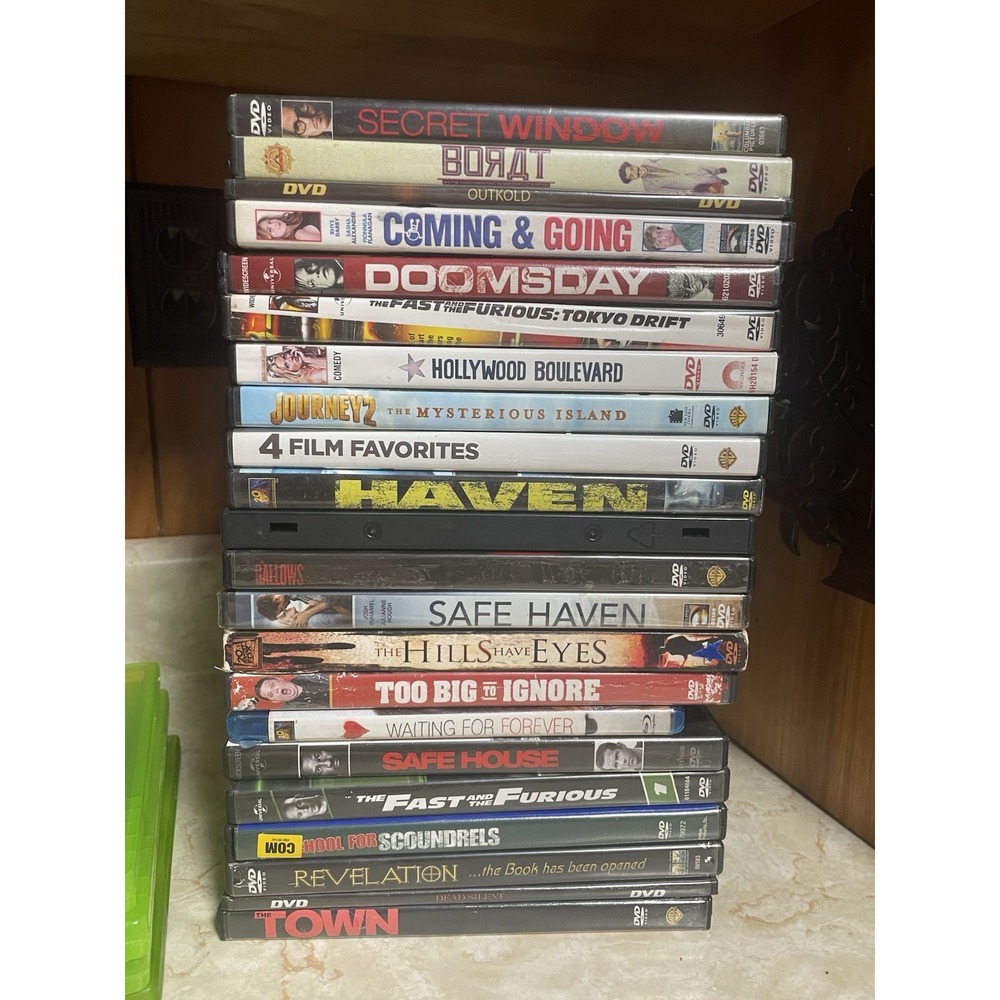 5 For $20. U Pick. Movie DVD Blu-ray Horror Romance Action Thrill Comedy